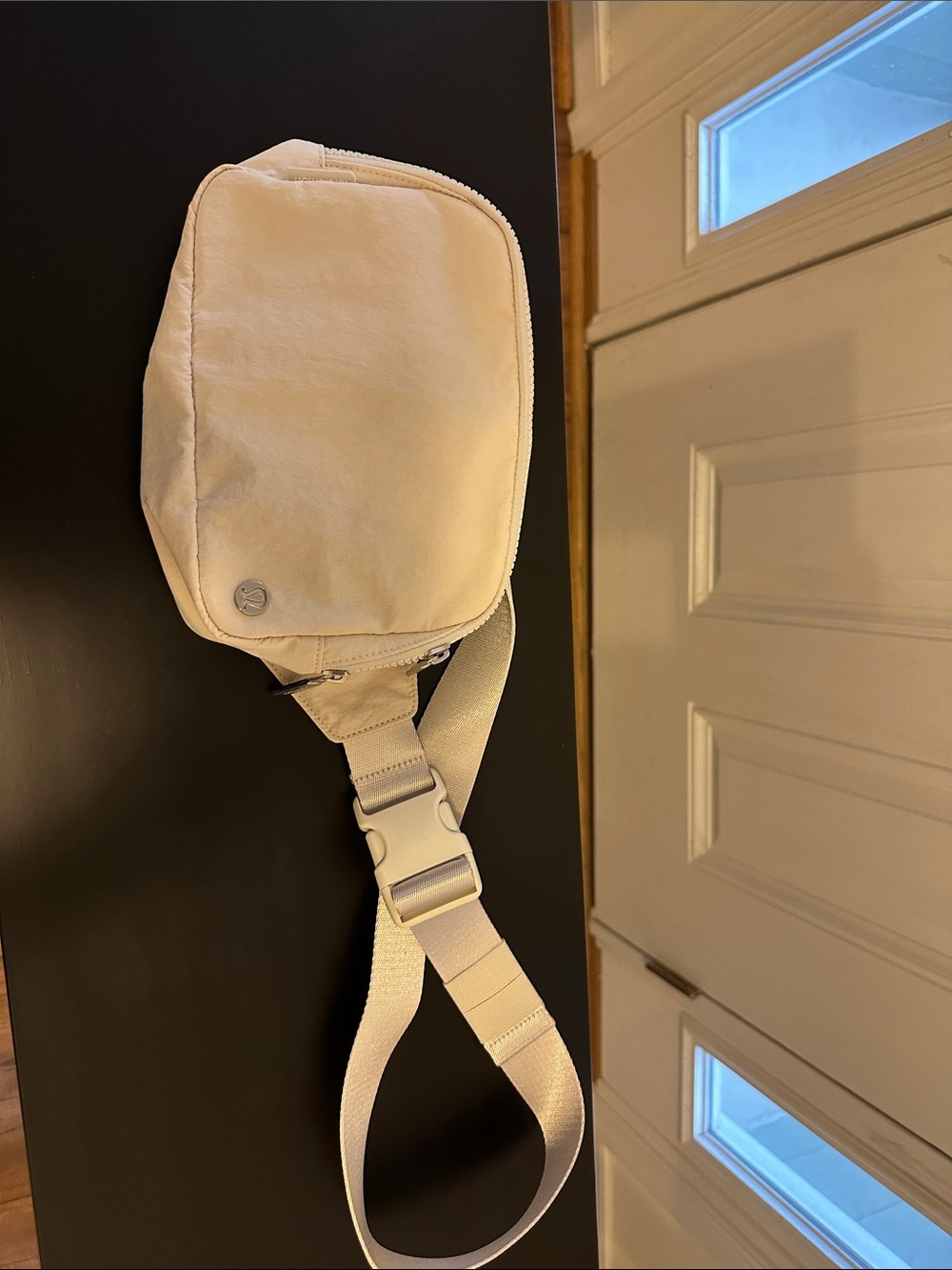 lululemon athletica Cream Sling Belt Bag
